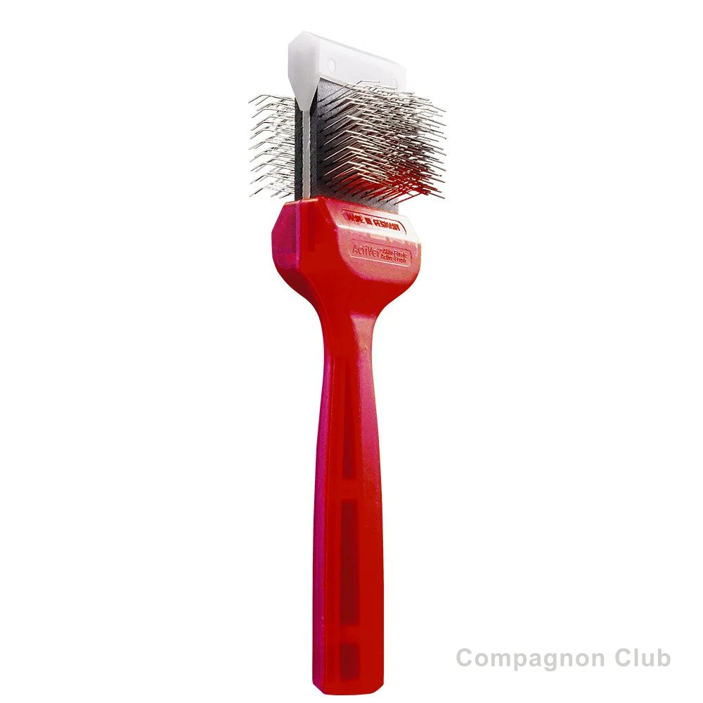 Brosse ActiVet Tuffzapper Coater DUO - Simple 4,5 cm - produit boutique ActiVet