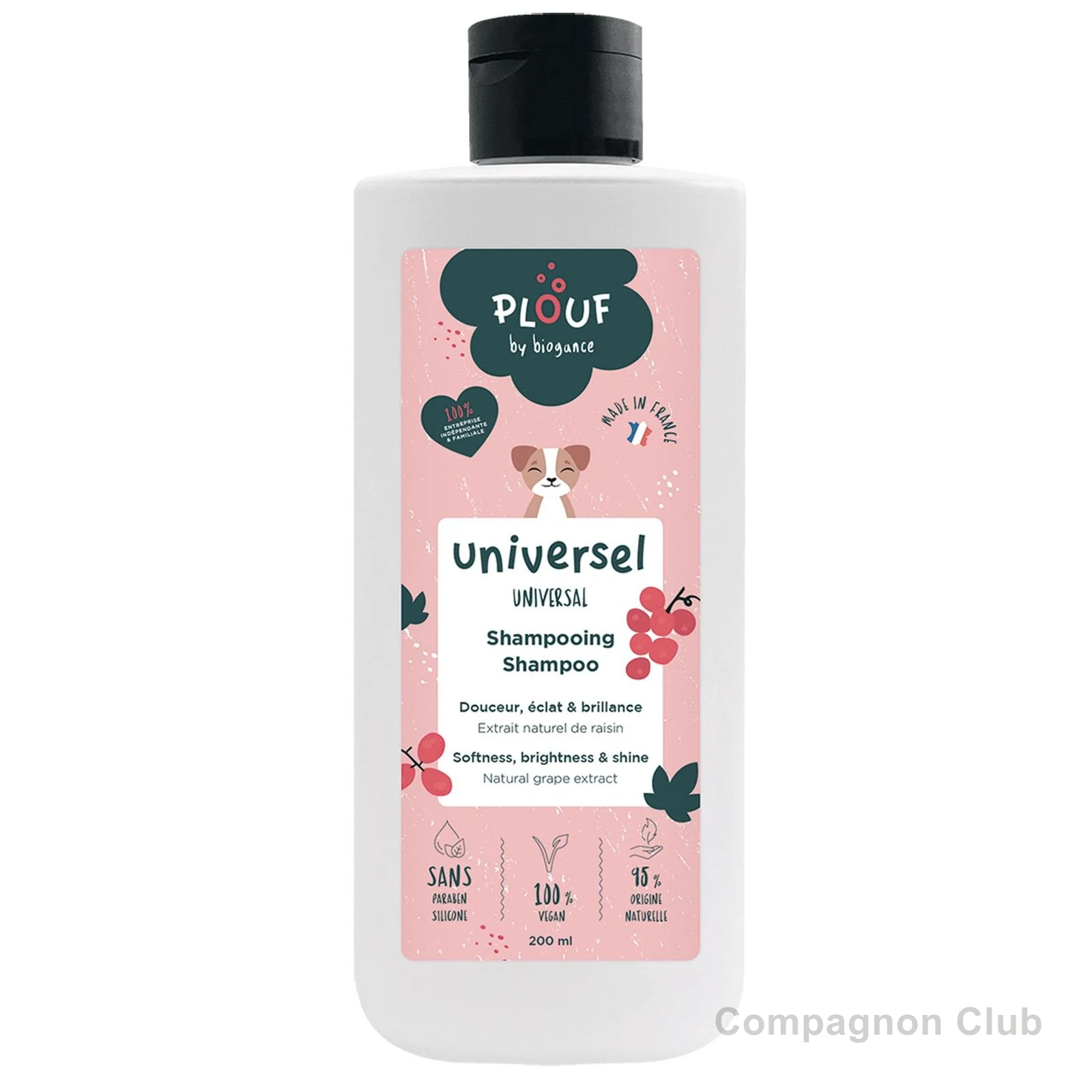 Shampooing universel Plouf : 200ml - produit boutique Plouf